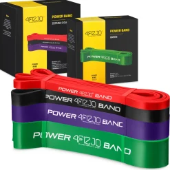 4FIZJO Zestaw 4 gum oporowych do ćwiczeń POWER BAND Best