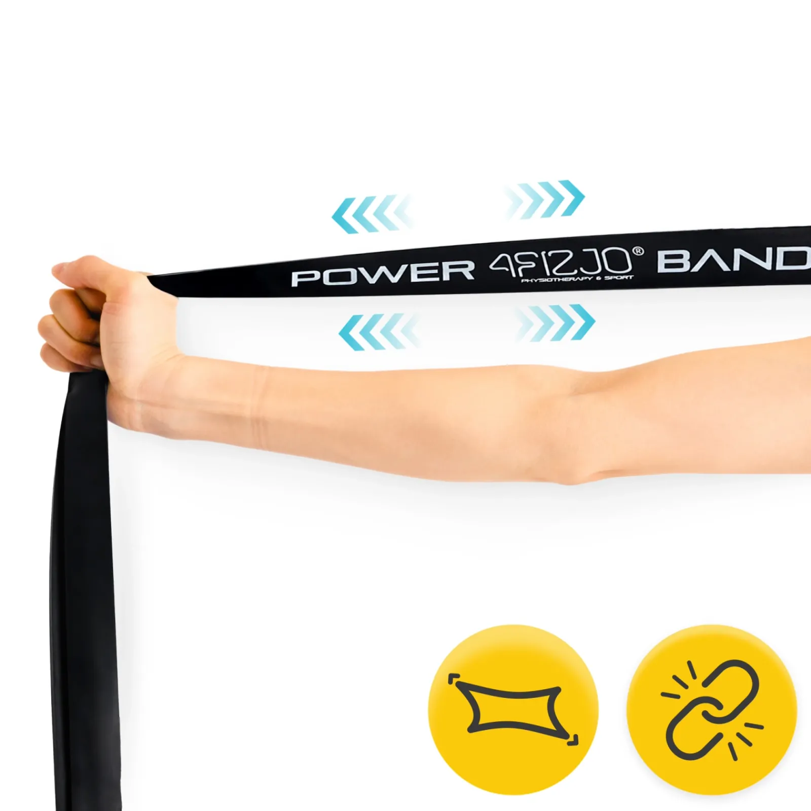 4FIZJO Zestaw 4 gum oporowych do ćwiczeń POWER BAND Best