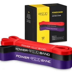 4FIZJO Zestaw 3 gum oporowych do ćwiczeń POWER BAND
