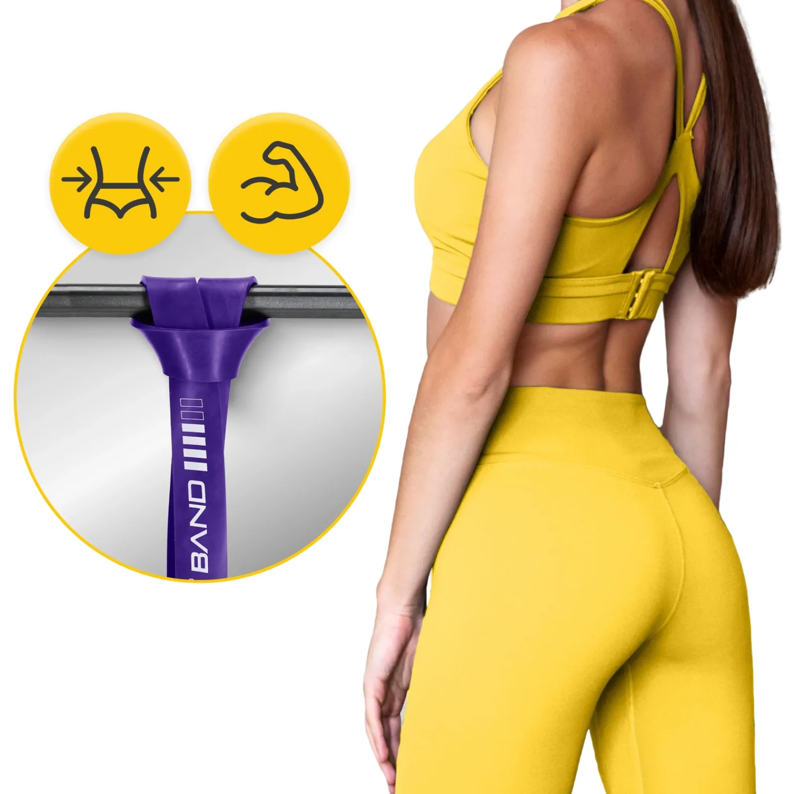 4FIZJO Zestaw 3 gum oporowych do ćwiczeń POWER BAND
