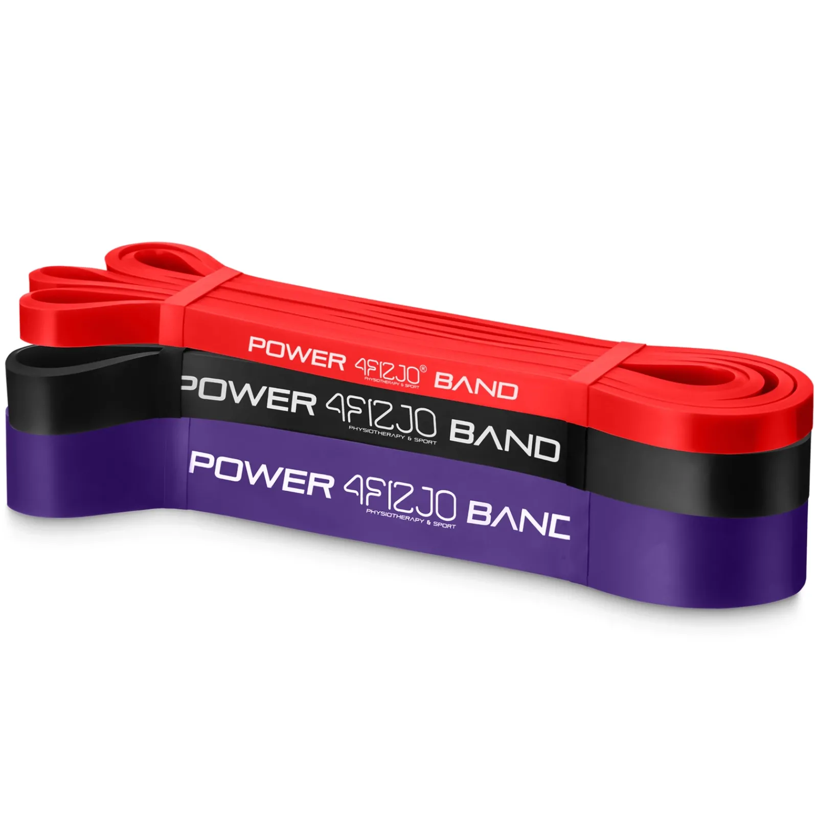 4FIZJO Zestaw 3 gum oporowych do ćwiczeń POWER BAND