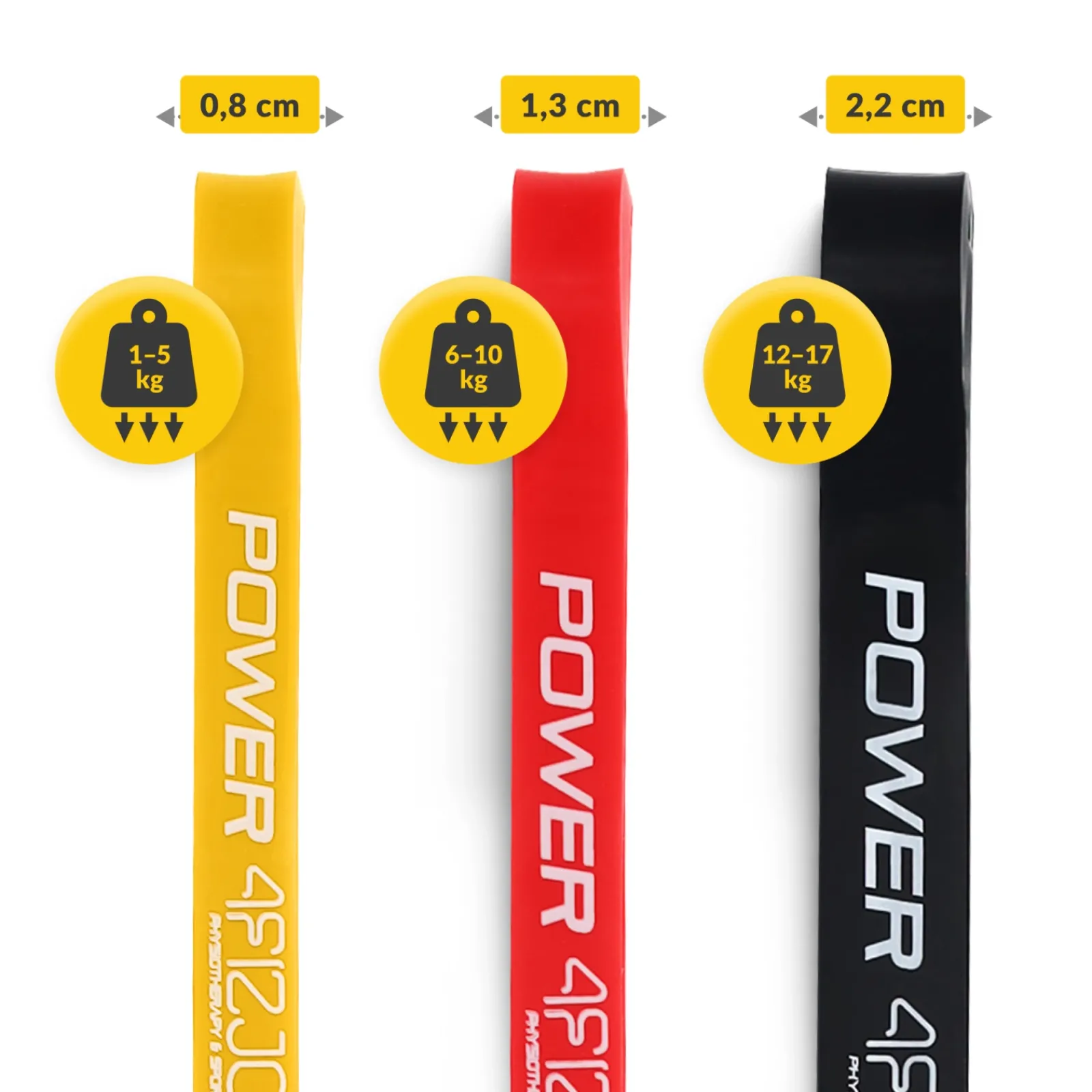 4FIZJO Zestaw 6 gum oporowych POWER BAND Online
