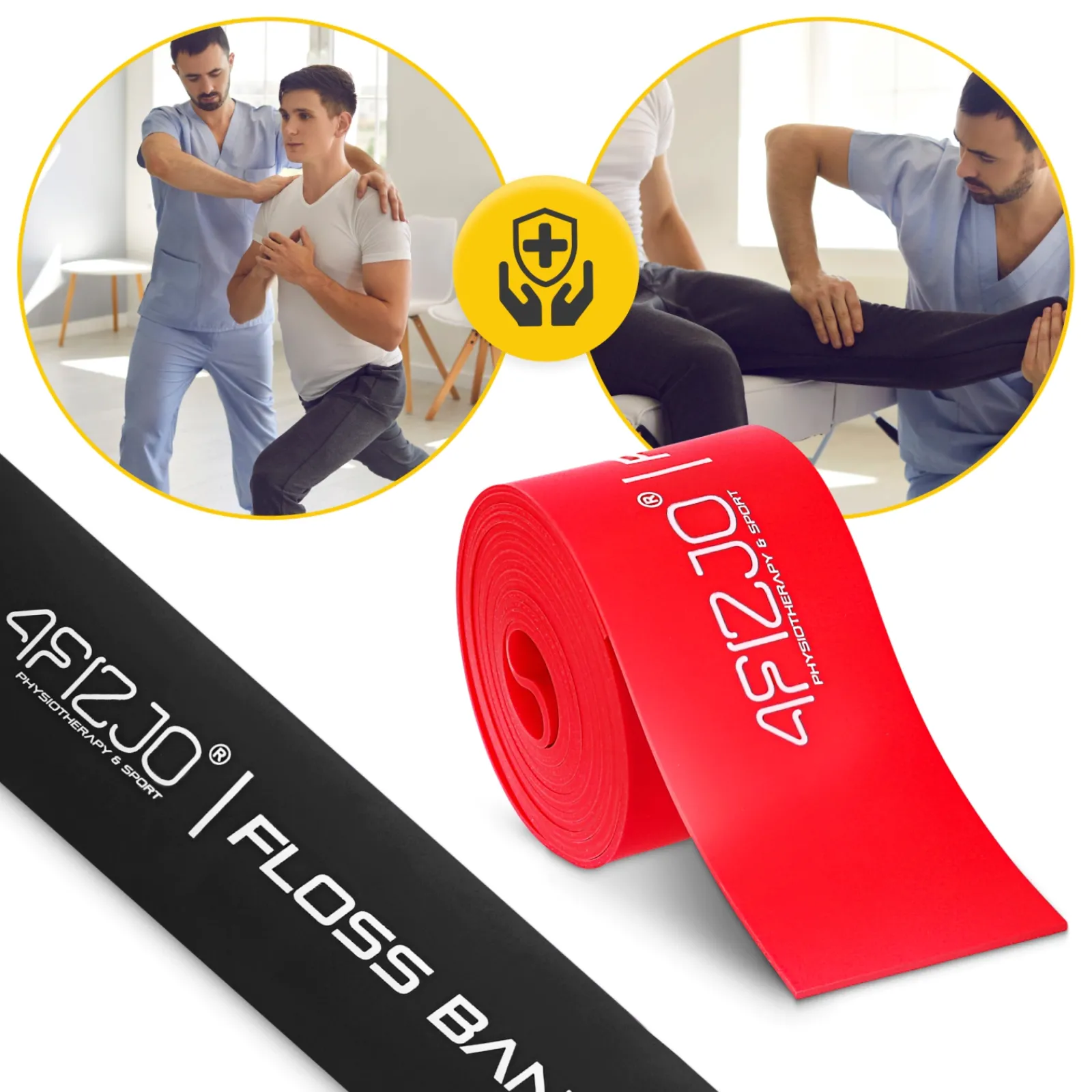 4FIZJO Zestaw 2 taśm rehabilitacyjnych FLOSS BAND Best