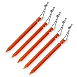 4FIZJO Zestaw aluminiowych śledzi do namiotu 15 cm 10 szt. - trójkątne