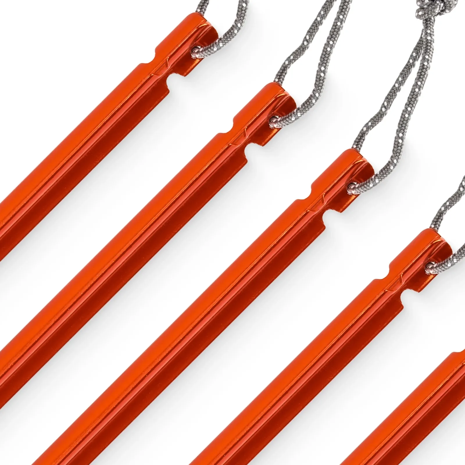 4FIZJO Zestaw aluminiowych śledzi do namiotu 15 cm 10 szt. - trójkątne