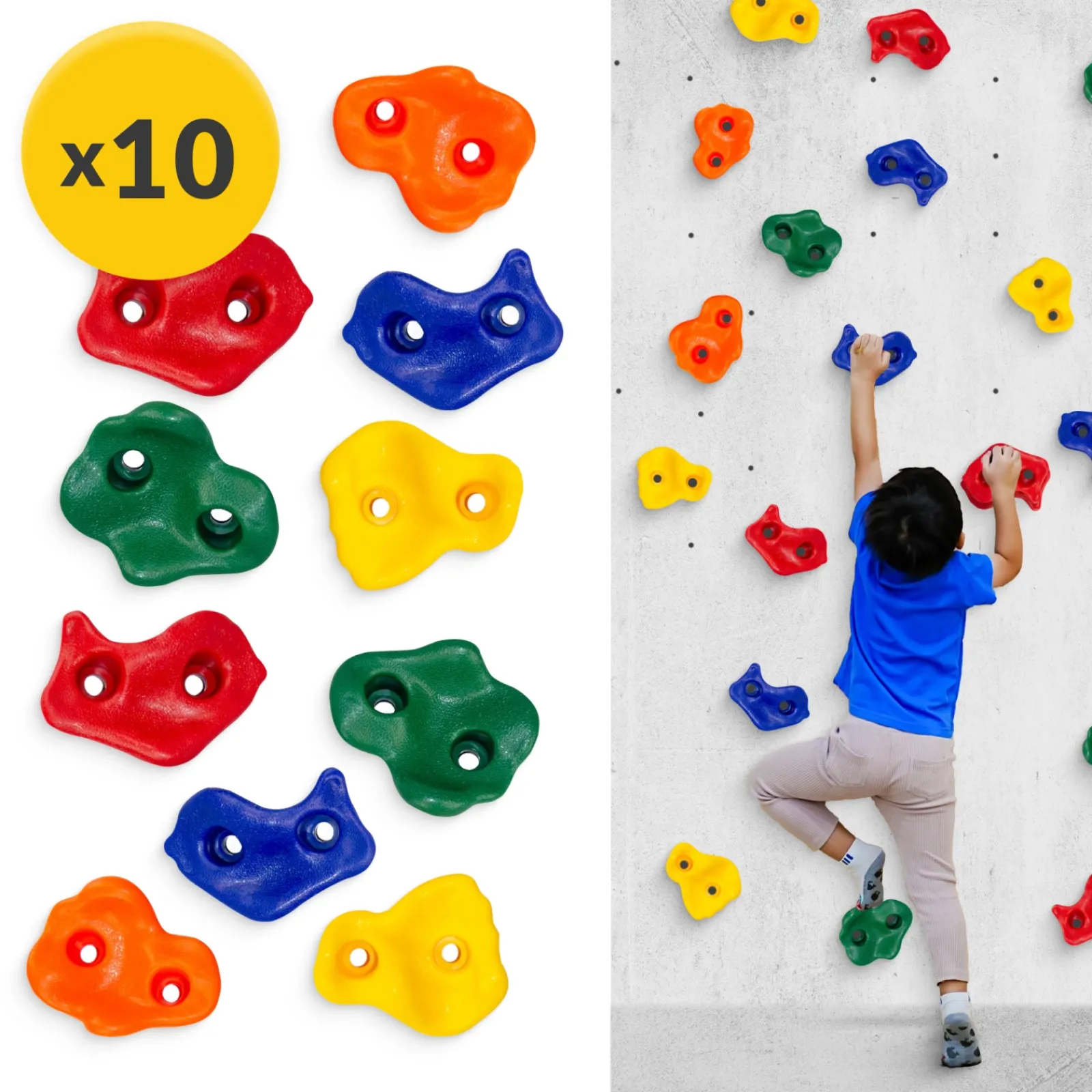 4FIZJO Zestaw kamieni do wspinaczki 10 szt. Best