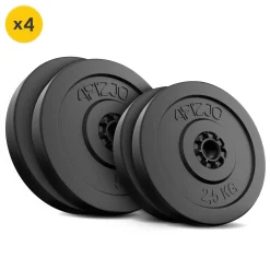 4FIZJO Zestaw obciążeń bitumicznych 2 x 2,5 kg i 2 x 5 kg Hot