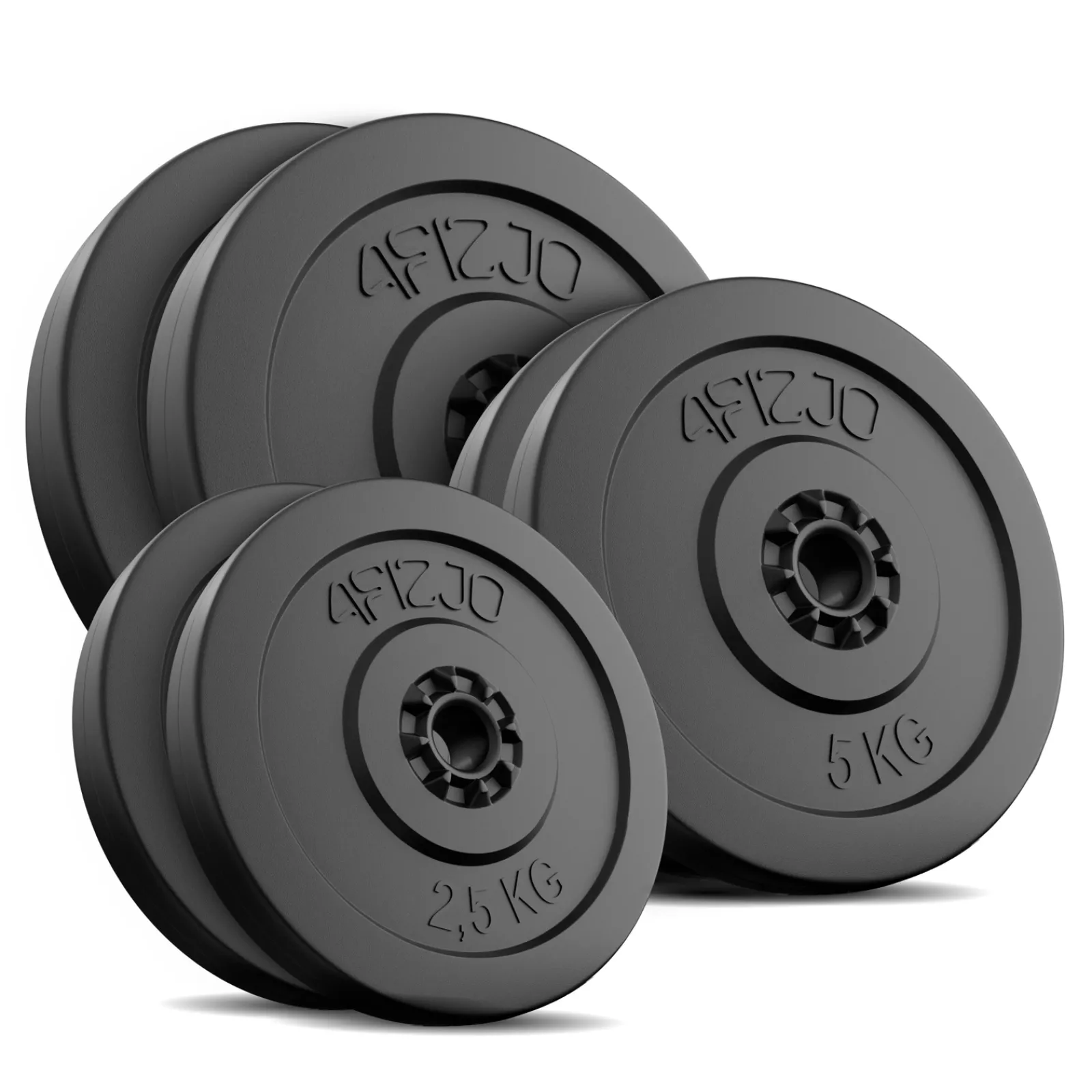 4FIZJO Zestaw obciążeń bitumicznych 2 x 10 kg i 2 x 5 kg i 2 x 2,5 kg Best